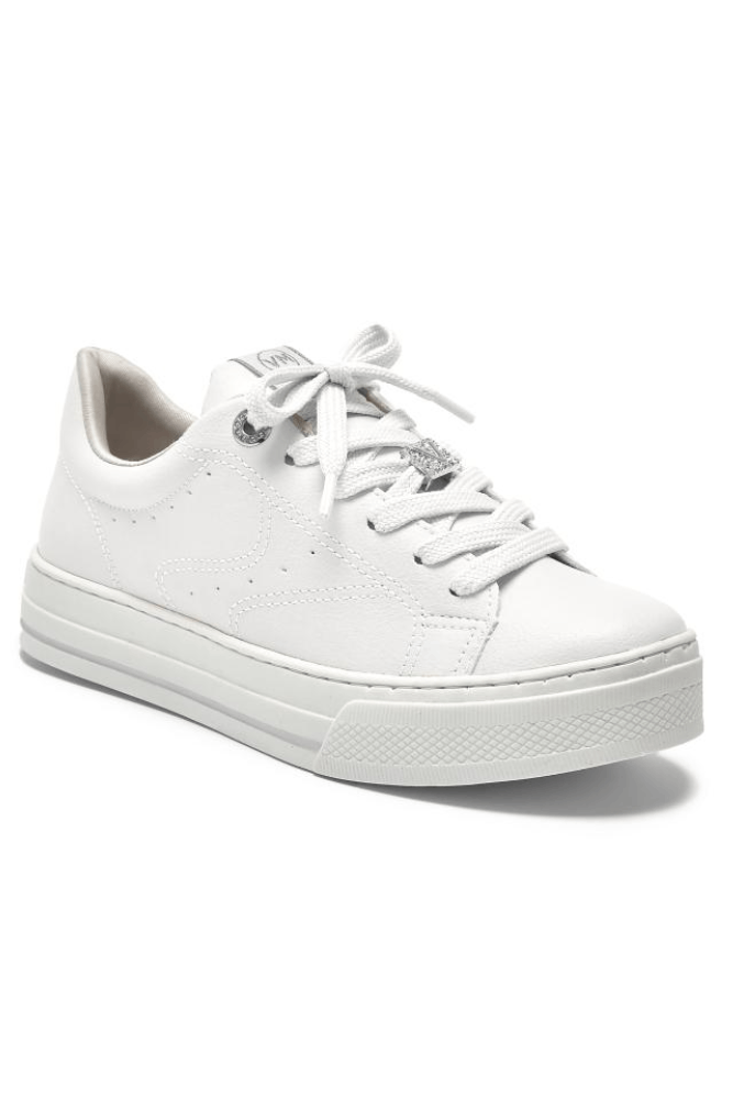 Tênis Via Marte Casual Feminino Sola Caixa 027-023-02 Branco