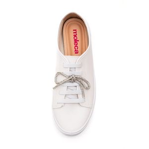 Tênis Moleca Flow Feminino Elástico 5296 561 Branco