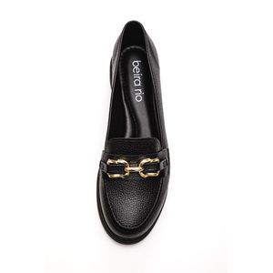 Sapato Beira Rio Mocassim Feminino Napa 4312.101 Preto