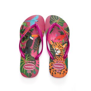 Chinelo Havaianas Summer Bliss Feminino Estampa 4622 Rosa