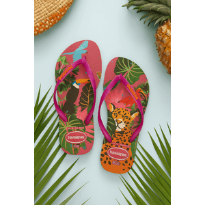 Chinelo Havaianas Summer Bliss Feminino Estampa 4622 Rosa