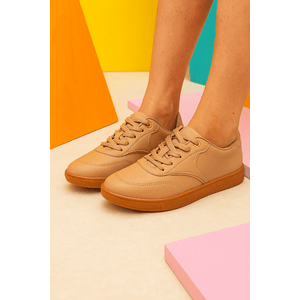 Tênis Beira Rio Casual Feminino Napa 4313.102 Bege