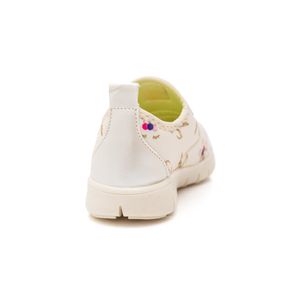 Tênis Novopé Super Flex Infantil Menina Calce Fácil 1000128 Off-White