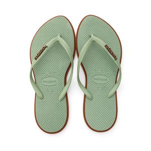 Chinelo De Dedo Havaianas Slim Point Verde