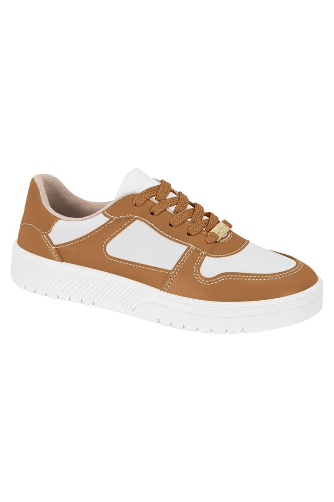 Tênis Moleca Casual Feminino  Cadarço 5791.110.7800 Caramelo