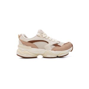 Tenis Mode On Casual Feminino 22790p-375 Bege