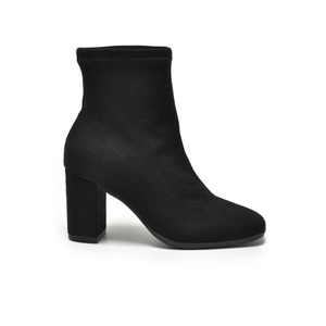 Bota Via Marte Cano Baixo Feminina Camurça Ultra 247-002-01 Preto