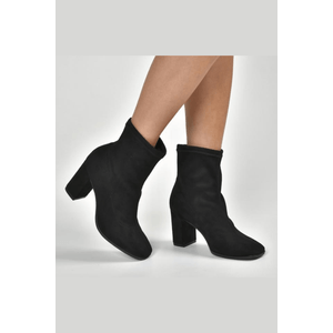 Bota Via Marte Cano Baixo Feminina Camurça Ultra 247-002-01 Preto