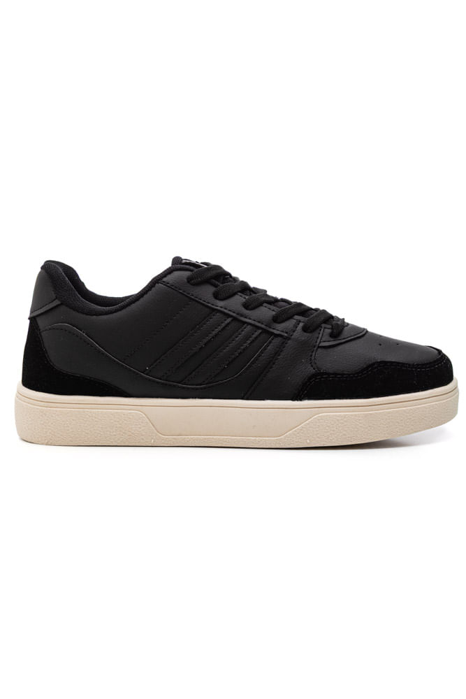 Tenis-Rayon-Casual-Masculino-Slip-On-R1530-Preto