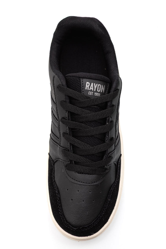 Tenis-Rayon-Casual-Masculino-Slip-On-R1530-Preto