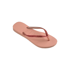 Chinelo De Dedo Feminino Havaianas Slim Glitter Rosa