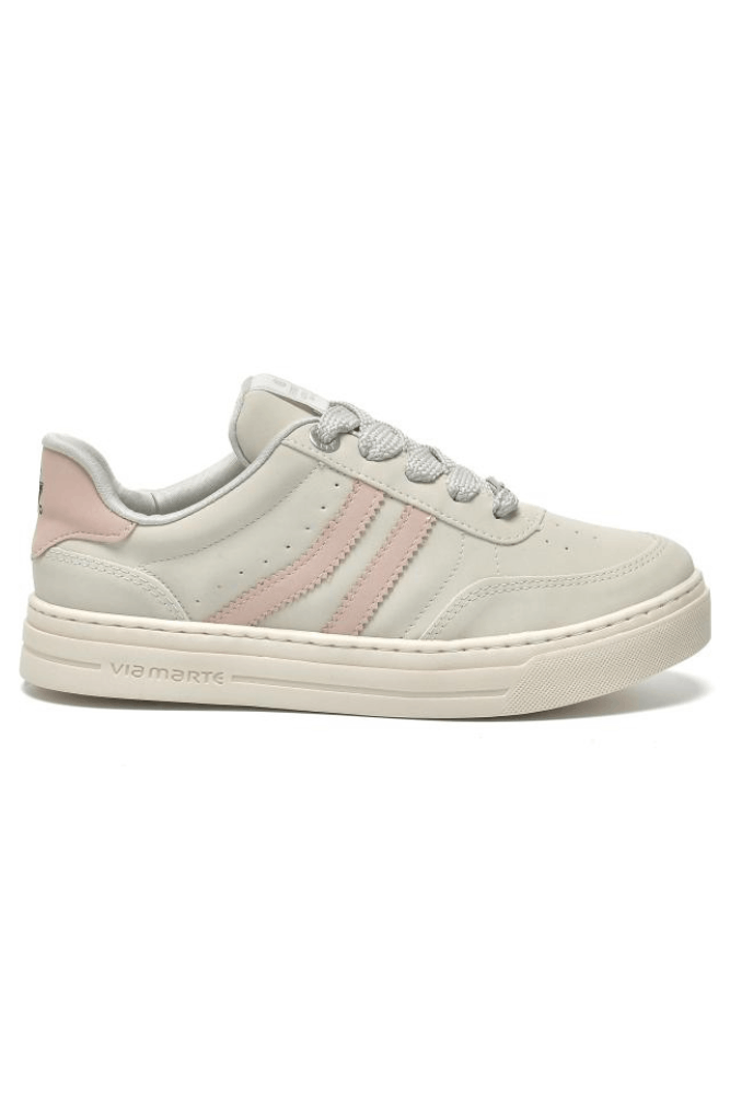 Tênis Via Marte Casual Feminino Nobuck 281-001-02 Cinza