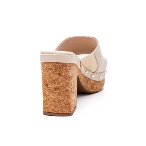 Tamanco Cha De Mel T5110-122 Off-White