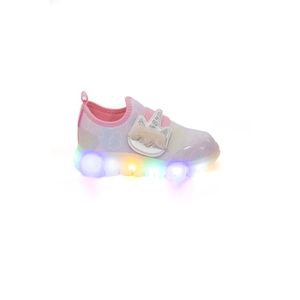 Tênis Novopé Soft Led Infantil Menina Calce Fácil 9900130 Rosa