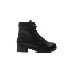 Bota Quiz Coturno Feminino Comfy 69-1789-05 Preto