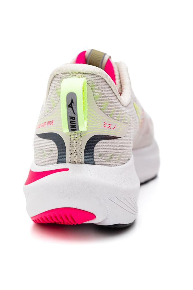 Tenis-Mizuno-Base-Ride-Corrida-Bege
