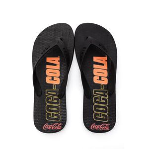 Chinelo Coca-Cola Shoes Light 2 Masculino Tira Slim Cc4695 Preto
