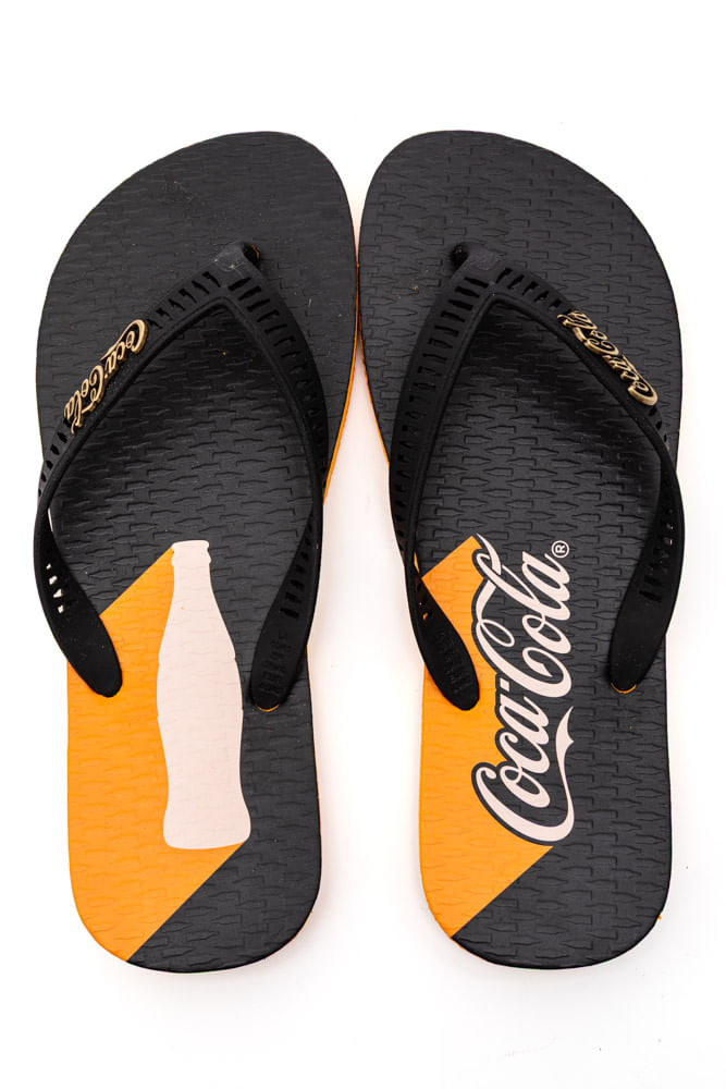 Chinelo Coca-Cola Cc4692 Amarelo