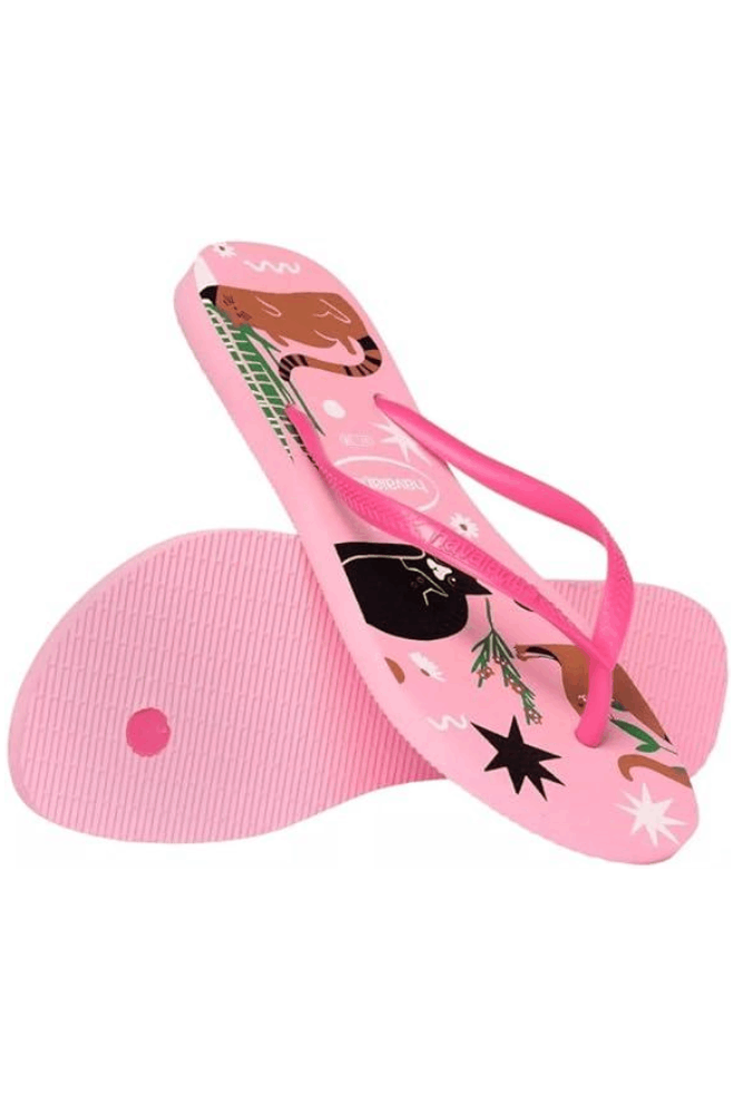 Chinelo-De-Dedo-Havaianas-Slim-Pets-Fc-Rosa