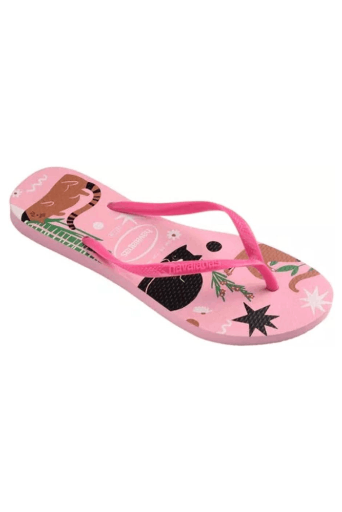 Chinelo-De-Dedo-Havaianas-Slim-Pets-Fc-Rosa