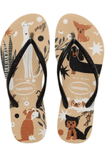 Chinelo-De-Dedo-Havaianas-Slim-Pets-Fc-Bege