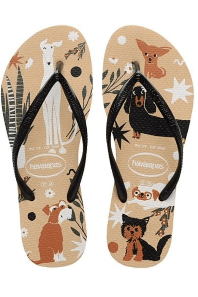 Chinelo-De-Dedo-Havaianas-Slim-Pets-Fc-Bege