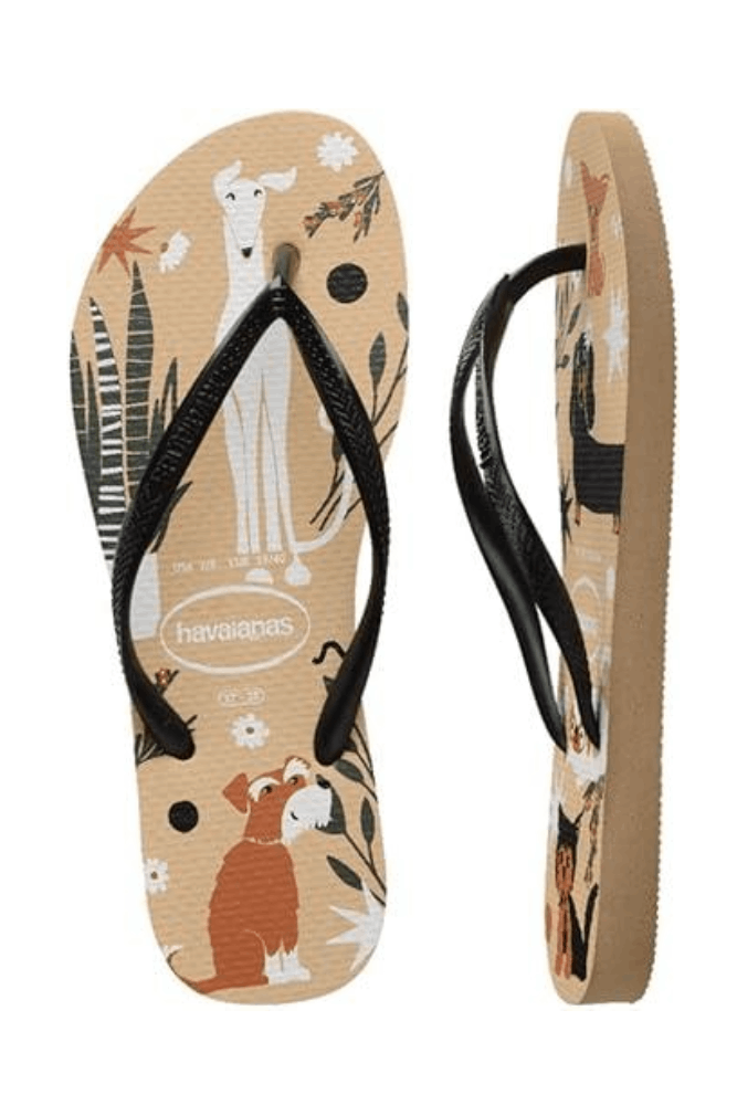Chinelo-De-Dedo-Havaianas-Slim-Pets-Fc-Bege