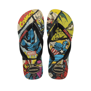 Chinelo Havaianas Top Marvel 2563 Preto