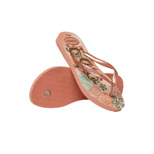 Chinelo Havaianas Kids Slim Princess Infantil Rosa