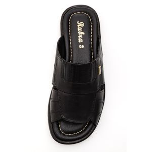 Chinelo Rubra Masculino em Couro Atanado 444  Preto