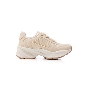 Tênis Fiocco Chunky Juvenil Menina Em Napa Rh9102-03 Off-White