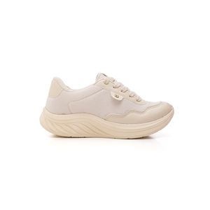 Tenis Fitty Caminhada Feminina 1047ly Off-White