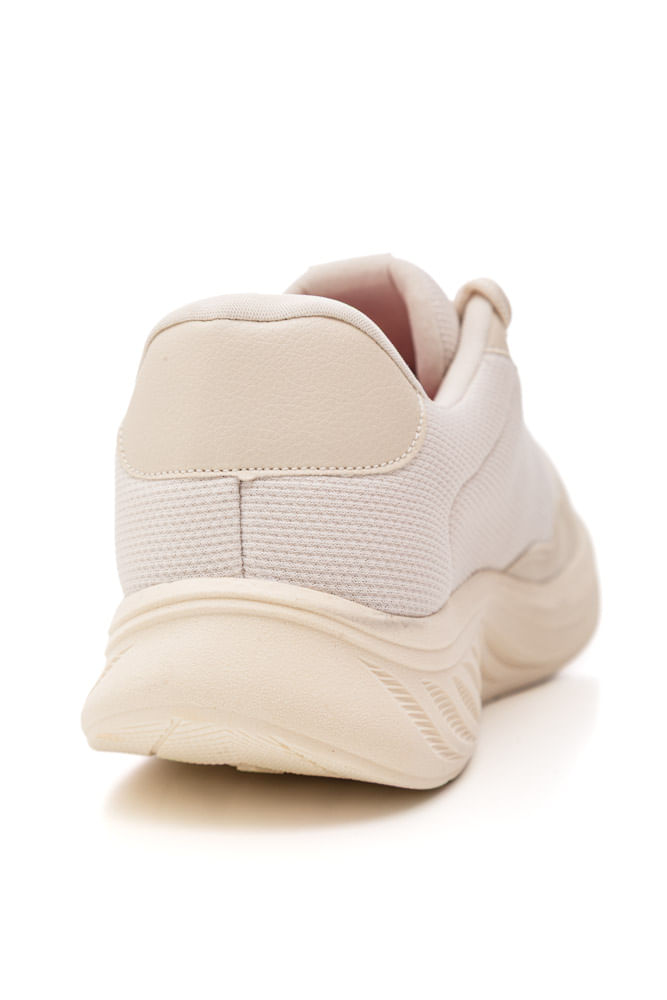 Tênis Fitty Caminhada Feminino Eva 1047ly Off-White