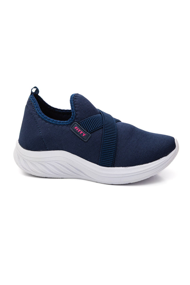 Tenis Fitty Caminhada Feminina 1043ly Marinho