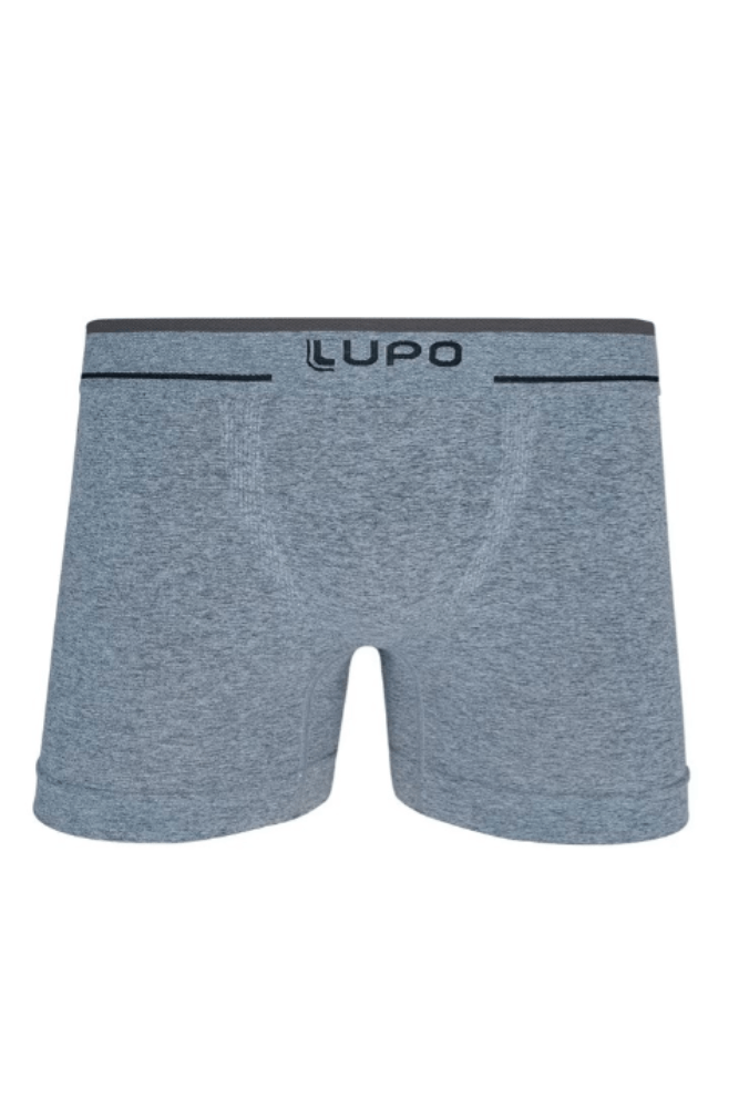 Cueca Lupo Boxer Microfibra Sem Costura Plus Size 17800-001 Cinza