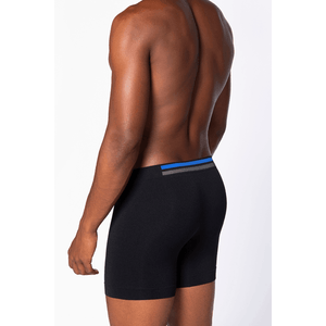 Cueca Boxer Lupo Microfibra Alongada Sem Costura 00442-003 Preto