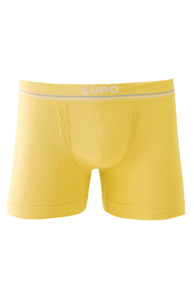 Cueca Boxer Lupo Sem Costura Microfibra 00436-004 Amarelo