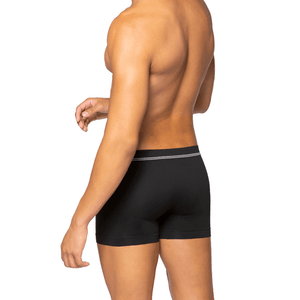 Cueca Boxer Lupo Sem Costura Microfibra 00436-004 Preto