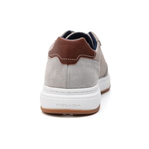 Sapatênis Pegada Masculino Em Couro Rye 111704-05 Cinza
