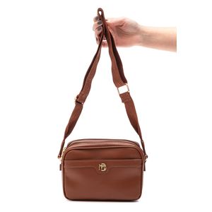Bolsa Modare Crossbody Feminina Alça Gorgurão 70060.2 Marrom
