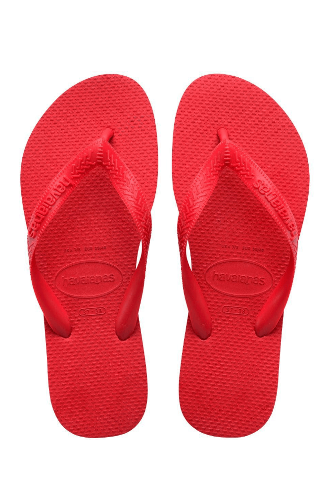 Chinelo Havaianas Top Infantil Tira Slim Vermelho