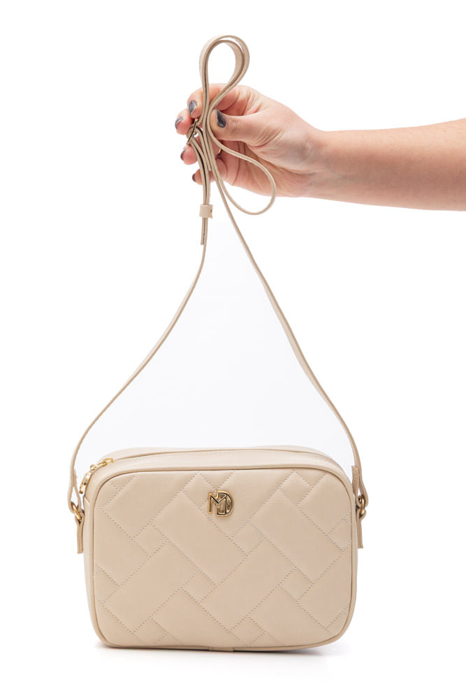 Bolsa Modare Tiracolo Feminina Retangular 70060.4.2 Off-White