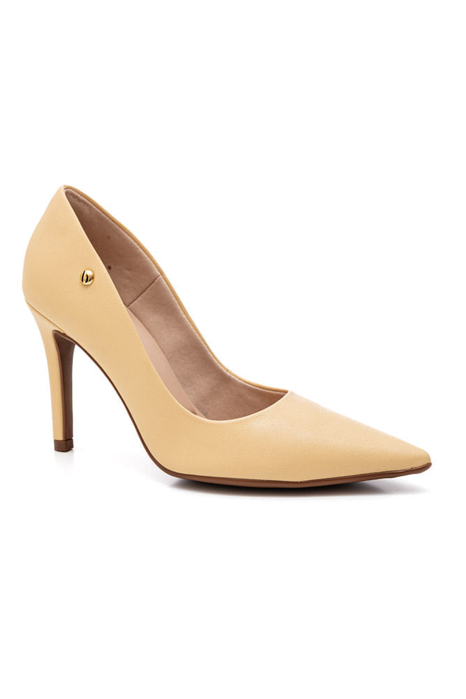 Sapato Bebecê Scarpin Feminino Salto Alto Fino T9430-256 Amarelo