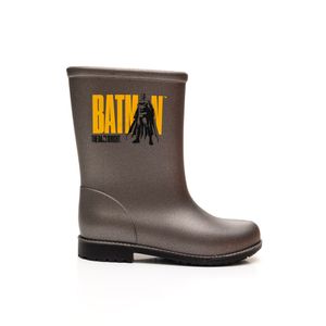Bota Grendene Galocha Infantil Menino Batman + Capa De Chuva 23056-Ay816 Preto