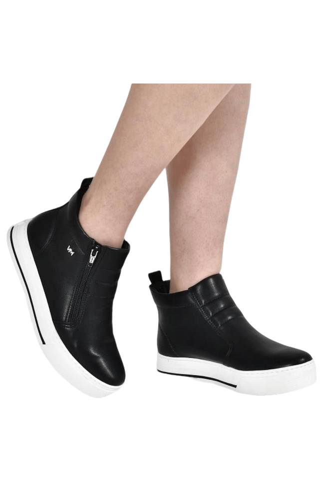 Tenis-Via-Marte-Casual-Feminino-Ziper-030-002-02-Preto