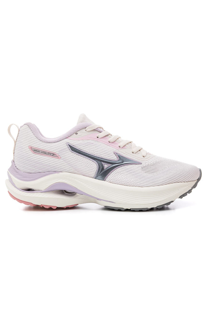 Tênis Mizuno Wave Vitality 7 Corrida Feminino Bege