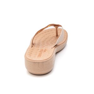 Chinelo Terra E Água Conforto Feminino Anabela 471123 Off-White