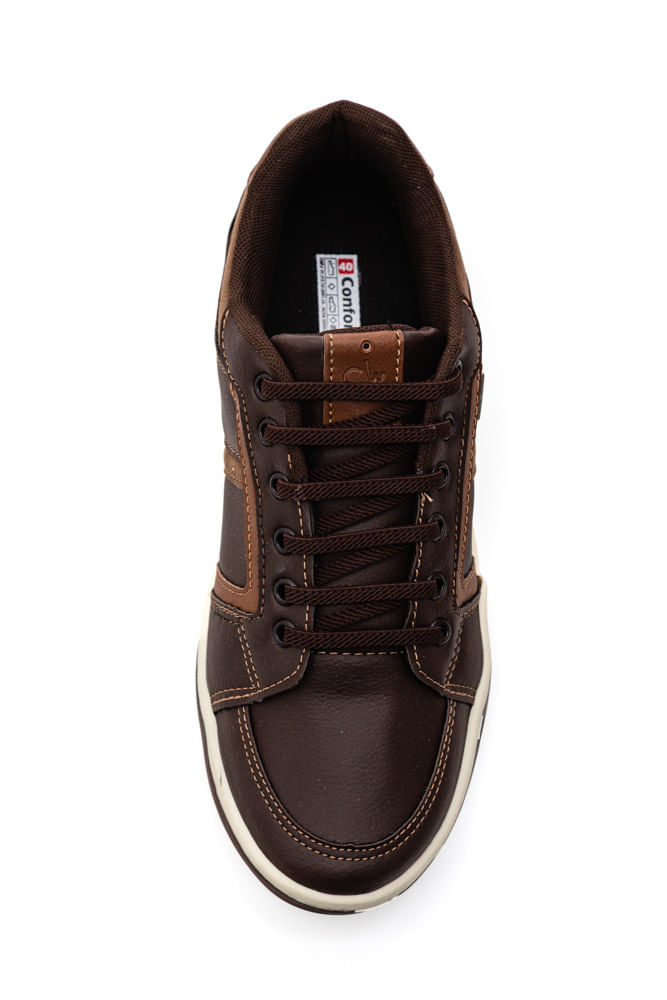 Tenis-Confort-Way-602503-Marrom