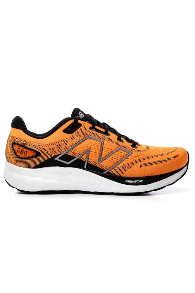 Tênis New Balance Fresh Foam Masculino 680v8 Laranja