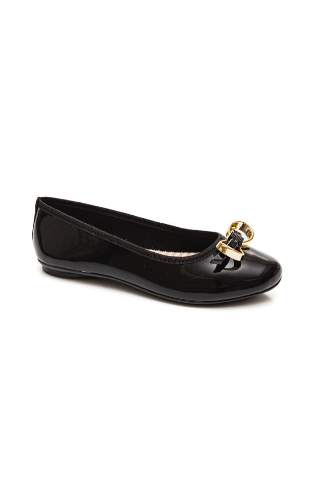Sapatilha Molekinha Soft Infantil Menina 2502.396 Preto